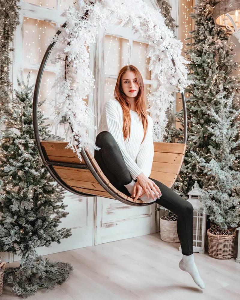 White Room karácsonyi díszlet
